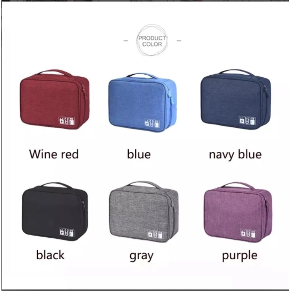 Organizador De Cabos E Acessórios Digital — Case De Viagem Multifuncional