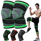 Par de Joelheiras Tensor Articulado: Estabilidade e Suporte Muscular