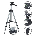 Tripé Universal 1,02m Para Celular E Câmera — Com Nível E Bolsa