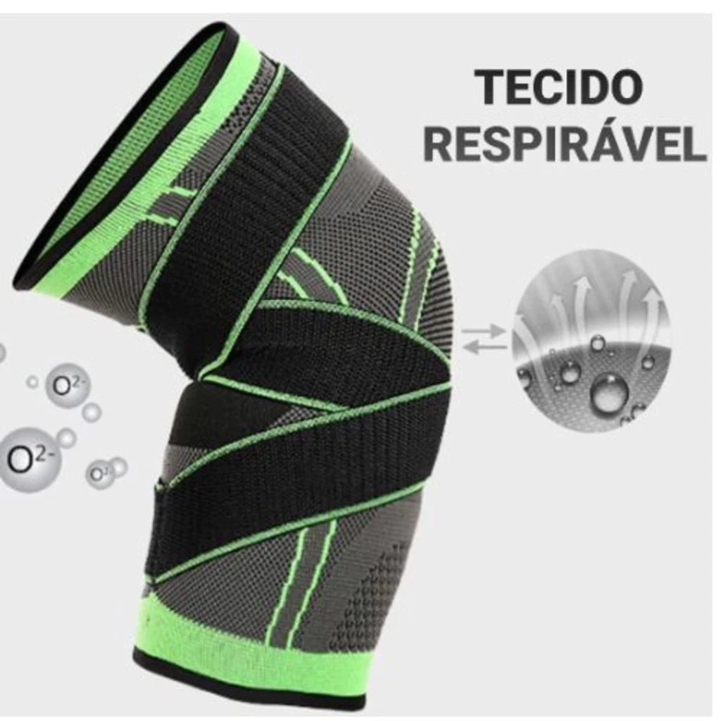 Par de Joelheiras Tensor Articulado: Estabilidade e Suporte Muscular