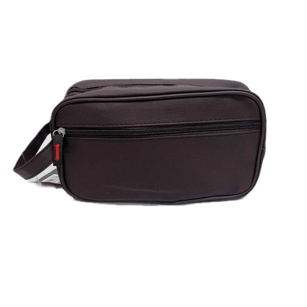Nécessaire Espaçosa Em Couro Premium: Ideal Para Cosméticos E Viagens