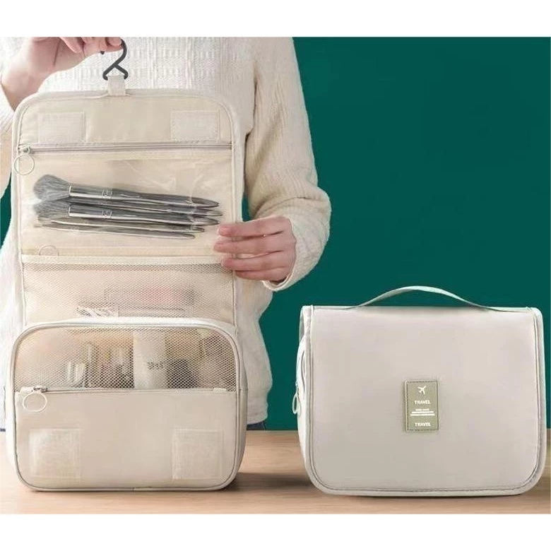 Bolsa Organizadora Com Divisórias E Gancho — Ideal Para Viagem E Academia