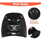 Guia E Peitoral Cachorro E Gato Malha Flexível Respirável