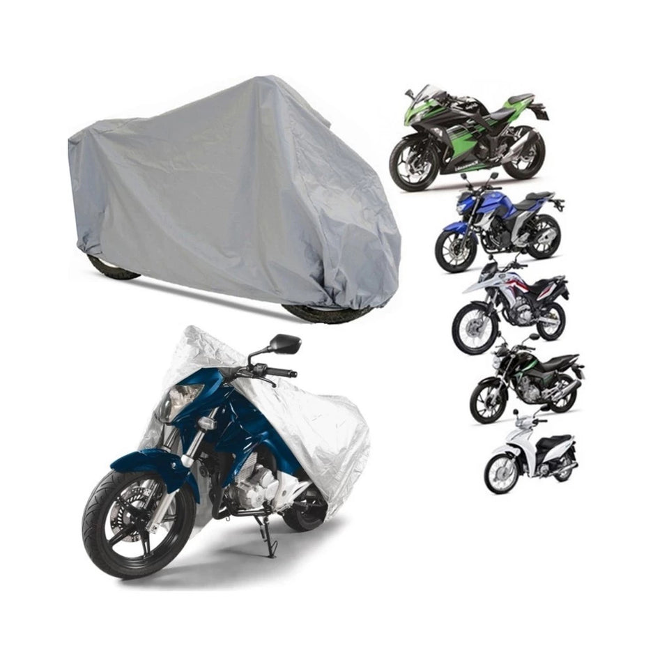 Capa de Cobrir Moto Reforçada: Protege Pintura Contra Sol e Chuva