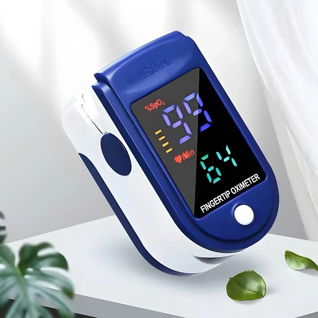 Monitor De Oxigênio No Sangue E Frequência Cardíaca De Dedo