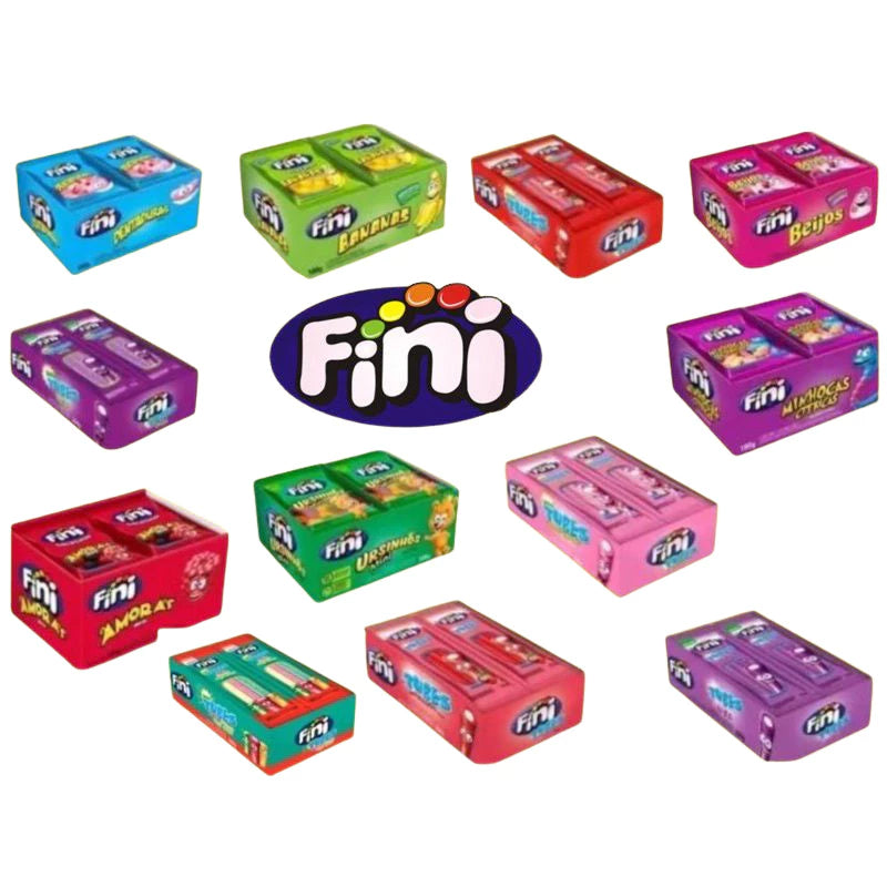 Combo Fini 15g Com 12 Unidades — Ideal Para Festas E Lanches