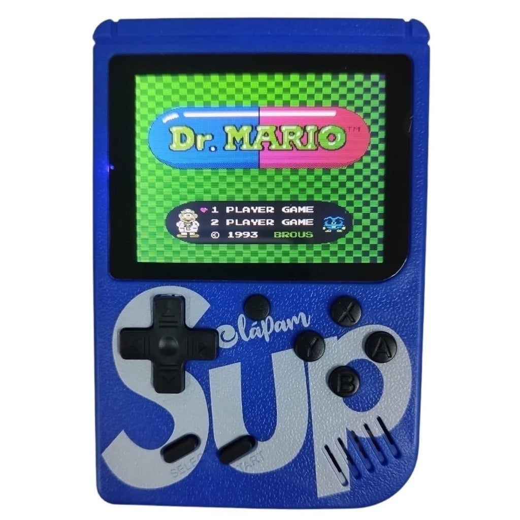 Console Portátil Retrô 400 Jogos — Tela Colorida — Bateria Recarregável